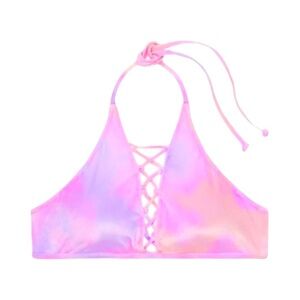 Victoria’s Secret PINK Velvet Bikini Top​​ Size Small